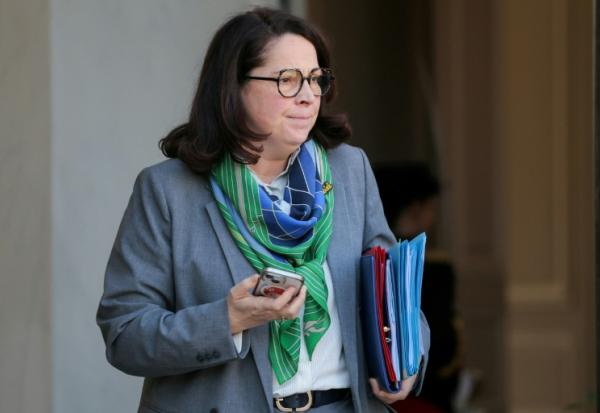 La ministre des Sports Marina Ferrari à la sortie de l'Elysée, le 4 mars 2026 à Paris