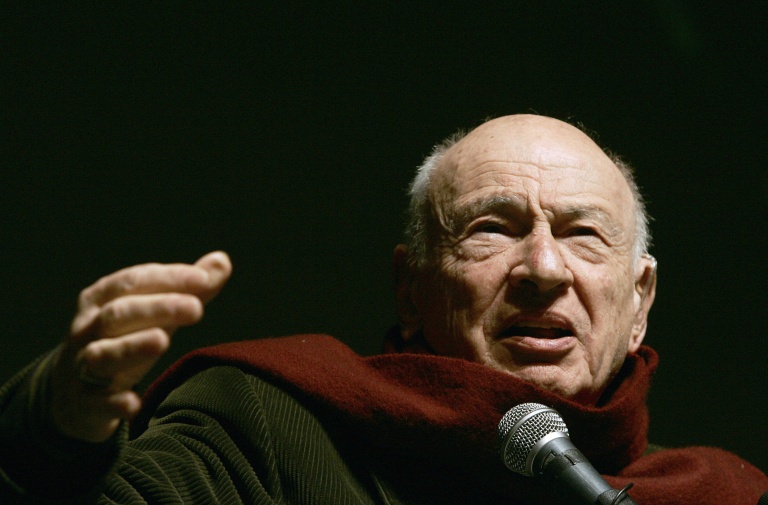 Le philosophe et sociologue français Edgar Morin, le 6 décembre 2007 à Mexico