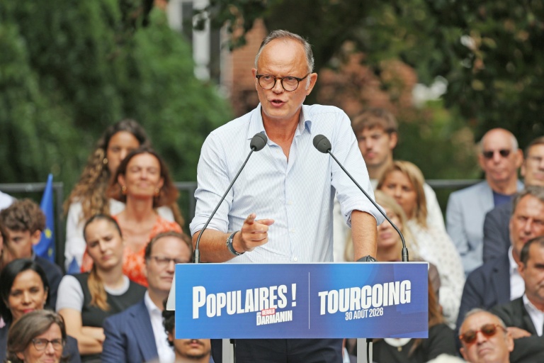 Le candidat Horizons à l'élection présidentielle, Edouard Philippe, le 30 août 2026 à Tourcoing