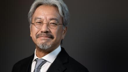 Eiji Aonuma, le producteur de la saga de jeux vidéo Zelda, à Paris le 23 octobre 2026