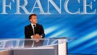 Emmanuel Macron sur le plateau du JT de TF1 le 13 mai 2025