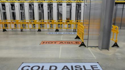 Le centre de données Microsoft à Karawang, dans l'ouest de Java, le 4 février 2026 en Indonésie