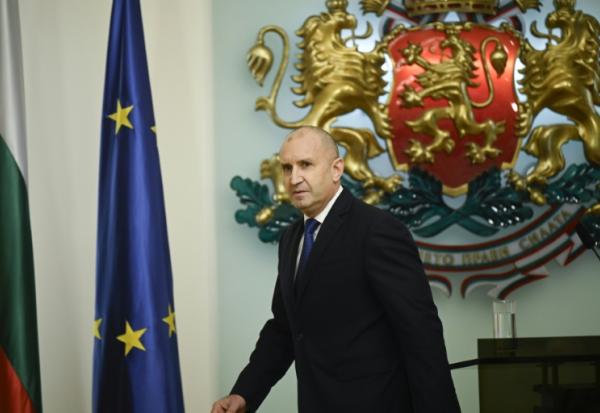 Le président bulgare après l'annonce de sa démission à Sofia en Bulgarie, le 19 janvier 2026