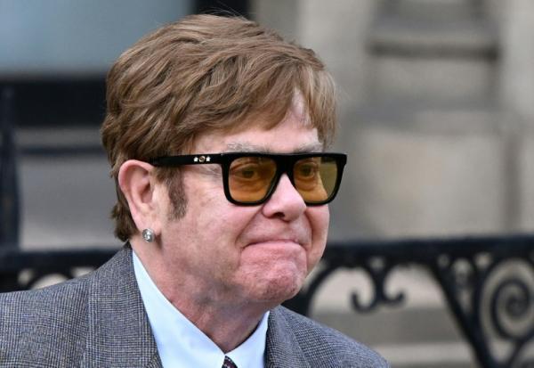 Le chanteur Elton John le 27 mars 2023, à Londres