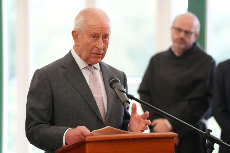 Le roi Charles III lors d'un sommet en Ecosse avec des géants de la tech, le 17 septembre 2026 à Cumnock