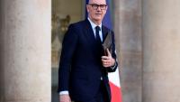 Le ministre de l'Economie et des Finances Roland Lescure à la sortie de l'Elysée, le 28 octobre 2026 à Paris