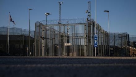 La prison de Rosersberg, au nord de Stockholm, le 4 mars 2026 en Suède