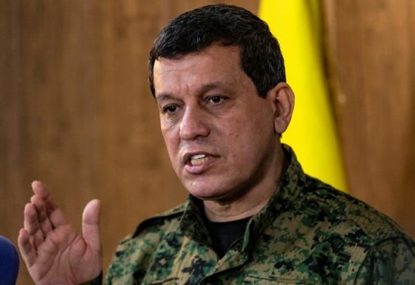 Le commandant en chef des Forces démocratiques syriennes (FDS), Mazloum Abdi, à Hassaké, ville du nord-est de la Syrie, le 6 décembre 2024