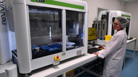Le laboratoire d'analyse Ziwig à Tercis-les-Bains, dans le département des Landes, le 25 mars 2024