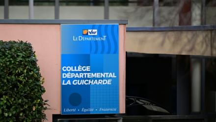 L'entrée du collège La Guicharde, le 3 février 2026 à Sanary-sur-Mer
