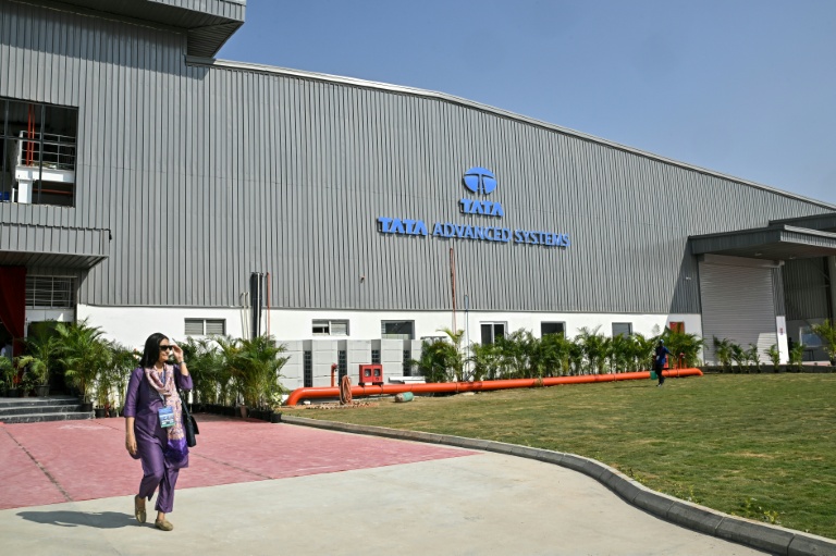 Les installations de the Tata Advanced Systems à Vemagal, près de Bangalore, où sera gérée la ligne d'assemblage de l'hélicoptère H125 d'Airbus 