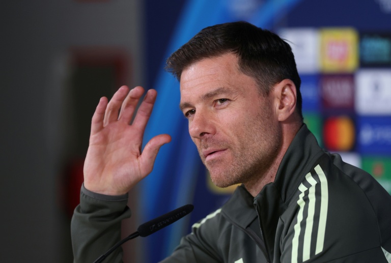Le technicien espagnol Xabi Alonso lors d'une conférence de presse avant un match de Ligue des champions du Real Madrid, le 9 décembre 2025 à Valdebebas