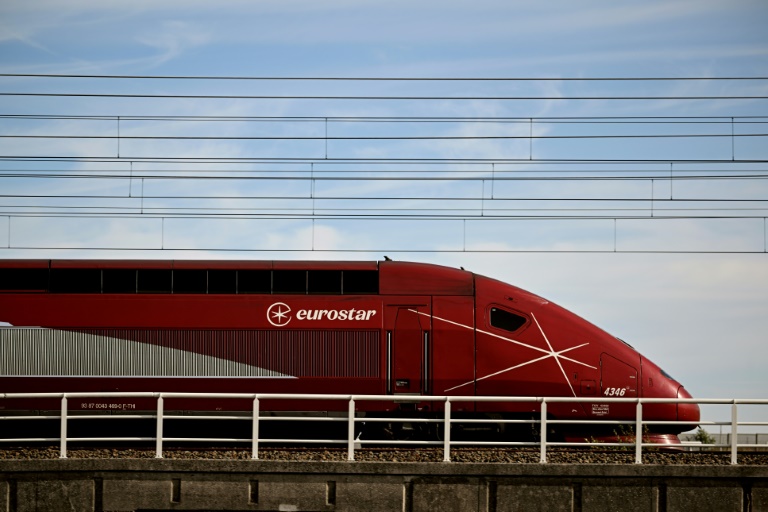 Un train de la compagnie ferroviaire Eurostar à Bruxelles, le 26 août 2025