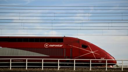 Un train de la compagnie ferroviaire Eurostar à Bruxelles, le 26 août 2025