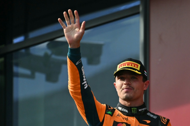 Le Britannique Lando Norris, vainqueur du GP de Hongrie, le 26 juillet 2026