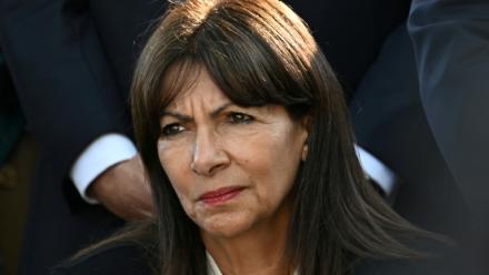 La maire de Paris Anne Hidalgo à Paris le 6 octobre 2023