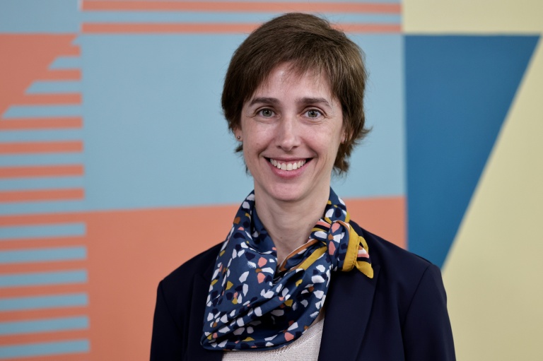 Joëlle Pineau, alors vice-présidente de la recherche en IA chez Meta, le 7 février 2025 à Paris