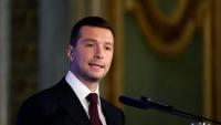 Le président du Rassemblement national Jordan Bardella à Madrid le 13 octobre 2026