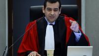 Peimane Ghaleh-Marzban, alors président judiciaire de Bobigny, lors d'une audience de rentrée à Bobigny, le 22 janvier 2024