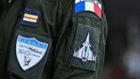 Un pilote de l'armée de l'air française, le 28 avril 2026 à la base 115 - Orange, dans le sud-est de la France