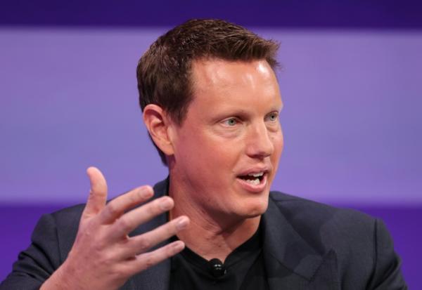 Le patron de Paramount Skydance David Ellison lors d'une conférence à Los Angeles le 9 octobre 2025 