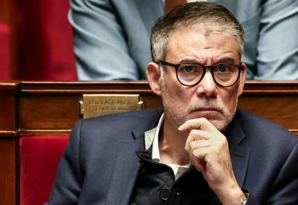 Le Premier secrétaire du PS Olivier Faure à l'Assemblée nationale, le 29 octobre 2025