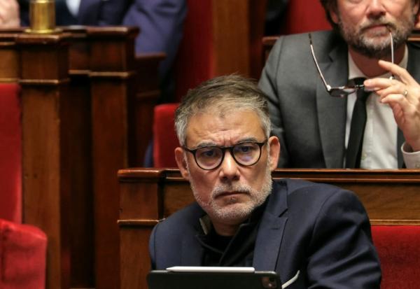 Olivier Faure, premier secrétaire du PS et député socialiste, à l'Assemblée nationale le 12 novembre 2025
