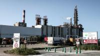 L'entrée du site de Fibre Excellence à Tarascon, dans les Bouches-du-Rhône, le 14 avril 2026 