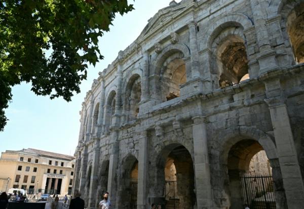 Les arènes de Nîmes, le 19 septembre 2025, dans le Gard