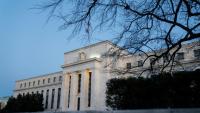Le bâtiment de la Fed à Washington, le 22 janvier 2022