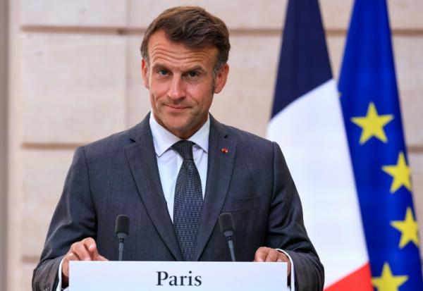 Emmanuel Macron à l'Élysée le 28 mai 2026