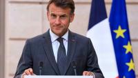 Emmanuel Macron à l'Élysée le 28 mai 2026