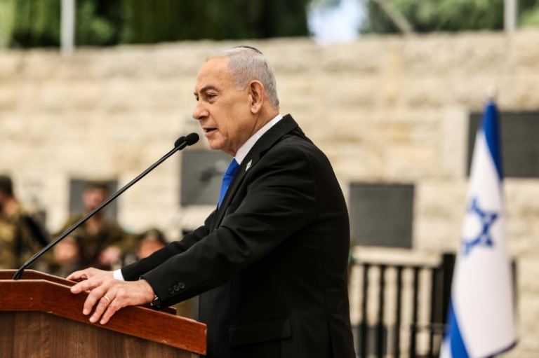 Le Premier ministre israélien Benjamin Netanyahu à Jerusalem le 21 avril 2026