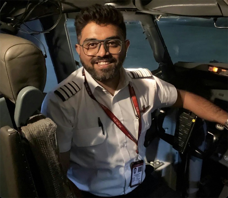 Photo du pilote indien Smit Machchhar mis à disposition par le ministère des affaires étrangères israélien le 30 septembre 2026