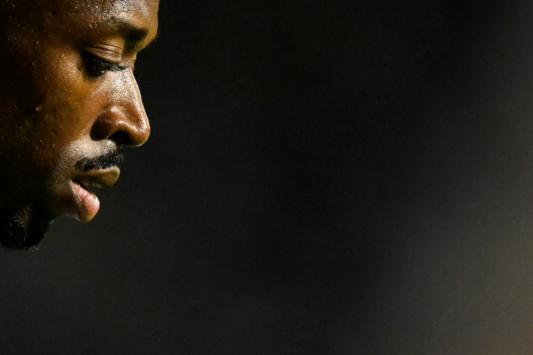 L'attaquant français du PSG Ousmane Dembélé, le 14 octobre 2024 avec les Bleus contre la Belgique, à Bruxelles