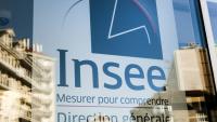 Le logo de l'Insee, le 14 juin 2019 à Montrouge (Hauts-de-Seine)