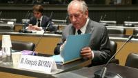 Le Premier ministre François Bayrou le 14 mai 2025 devant la commission d'enquête de l'Assemblée nationale, à Paris