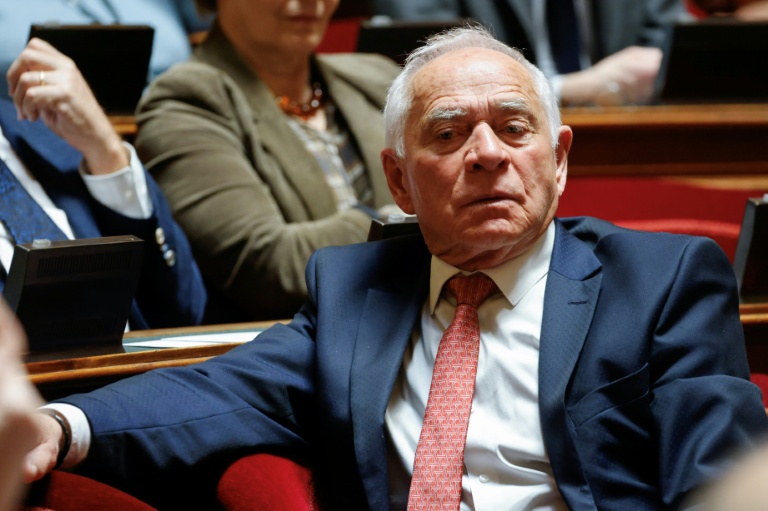 François Patriat lors d'une séance de travail au Sénat, le 23 janvier 2025 à Paris