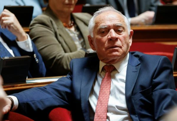 François Patriat lors d'une séance de travail au Sénat, le 23 janvier 2025 à Paris
