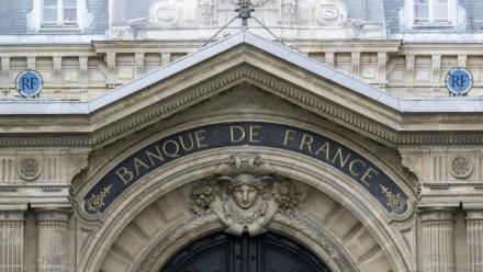 La façade de la Banque de France le 30 juillet 2025, à Paris