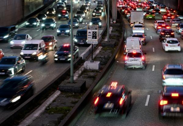 Sur le périphérique parisien, le 6 mars 2025