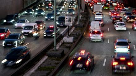 Sur le périphérique parisien, le 6 mars 2025