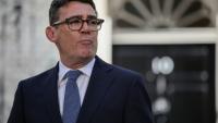 Le nouveau Premier ministre britannique Andy Burnham devant le 10 Downing Street, le 20 juillet 2026 à Londres