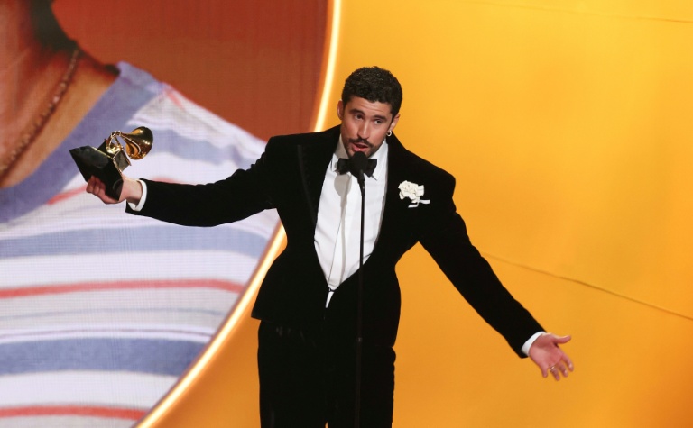 Bad Bunny lors de la 68e édition des Grammy Awards à Los Angeles le 1er février 2026