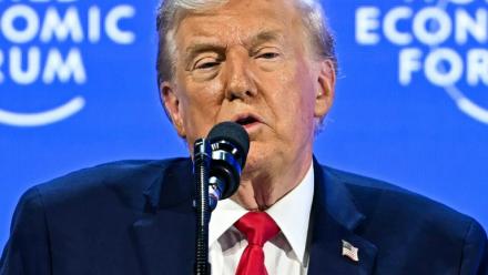 Donald Trump s'exprime à Davos le 21 janvier 2026
