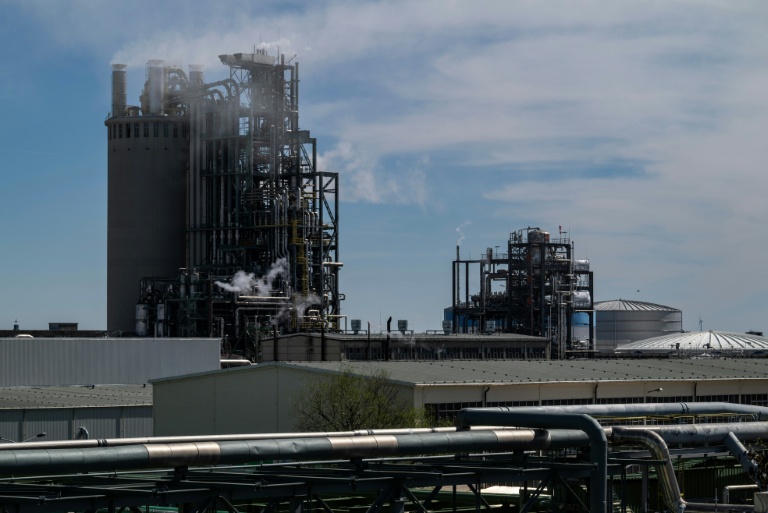 Site de l'entreprise SKW Piesteritz à Wittenberg, le 9 avril 2026