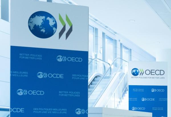 Le siège de l'OCDE à Paris, le 22 septembre 2025