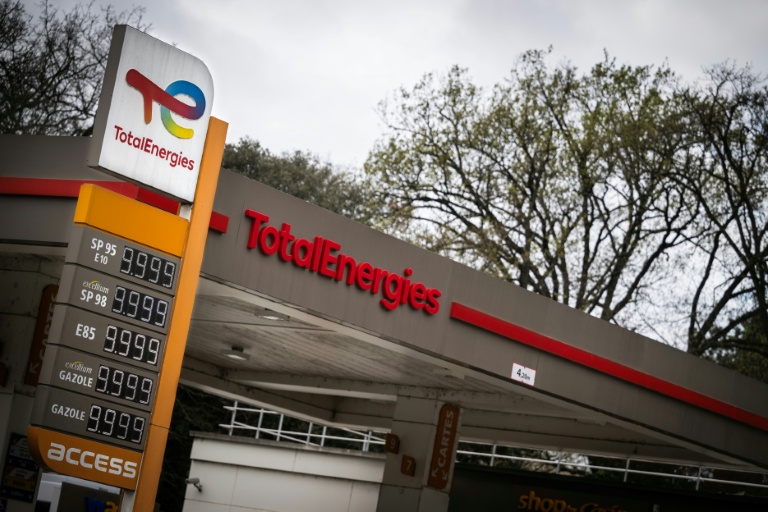 Une station-service TotalEnergies en rupture de carburants à Toulouse, le 3 avril 2026 dans le sud de la France