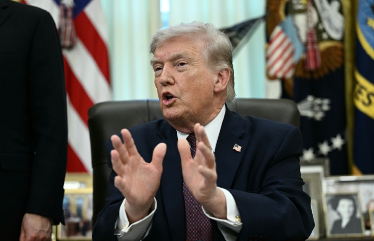 Donald Trump à la Maison Blanche, à Washington, le 31 mars 2026