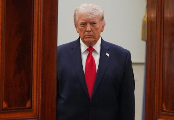 Le président américain Donald Trump lors de son allocution télévisée sur la guerre au Moyen-Orient le 1er avril 2026